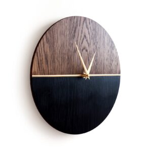 дизайнерские настенные часы из дерева