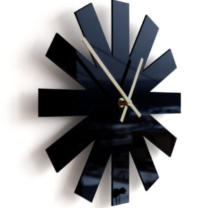 Настенные часы черные 30 см