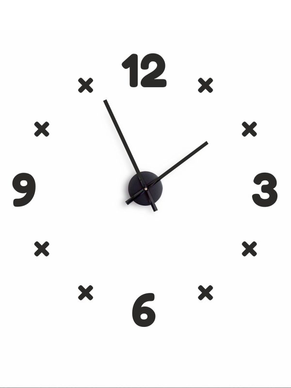 3d настенные часы самоклеящиеся большие, 3д настенные часы