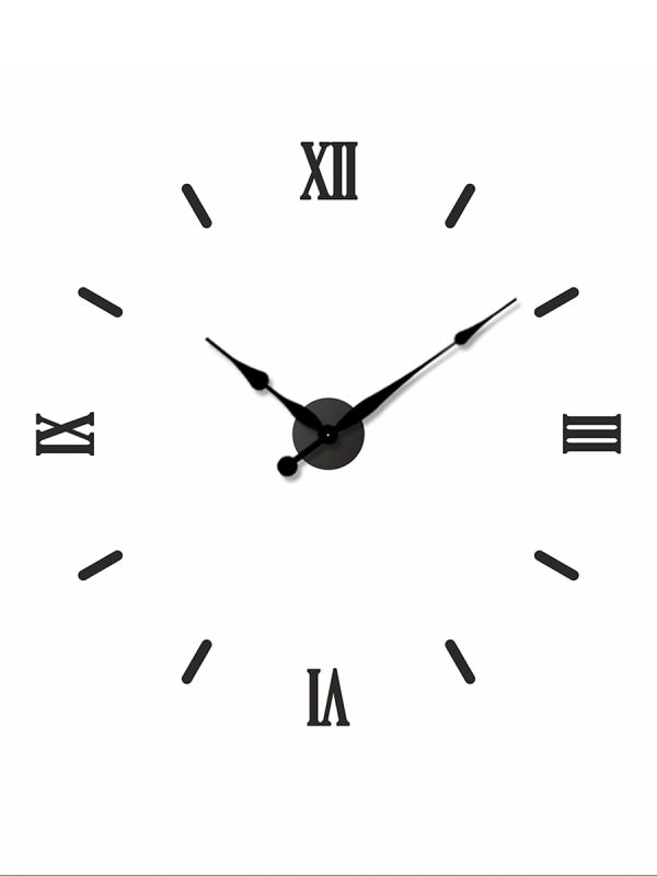 3d настенные часы самоклеящиеся большие, 3д настенные часы